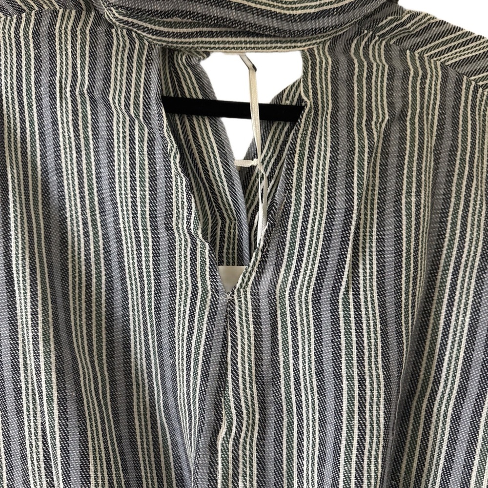 Davi & Dani Striped Button-Up Dress - Picture 2 of 2